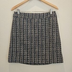 J. Crew Factory Preppy Academia Tweed Skirt Sz 10 NWT